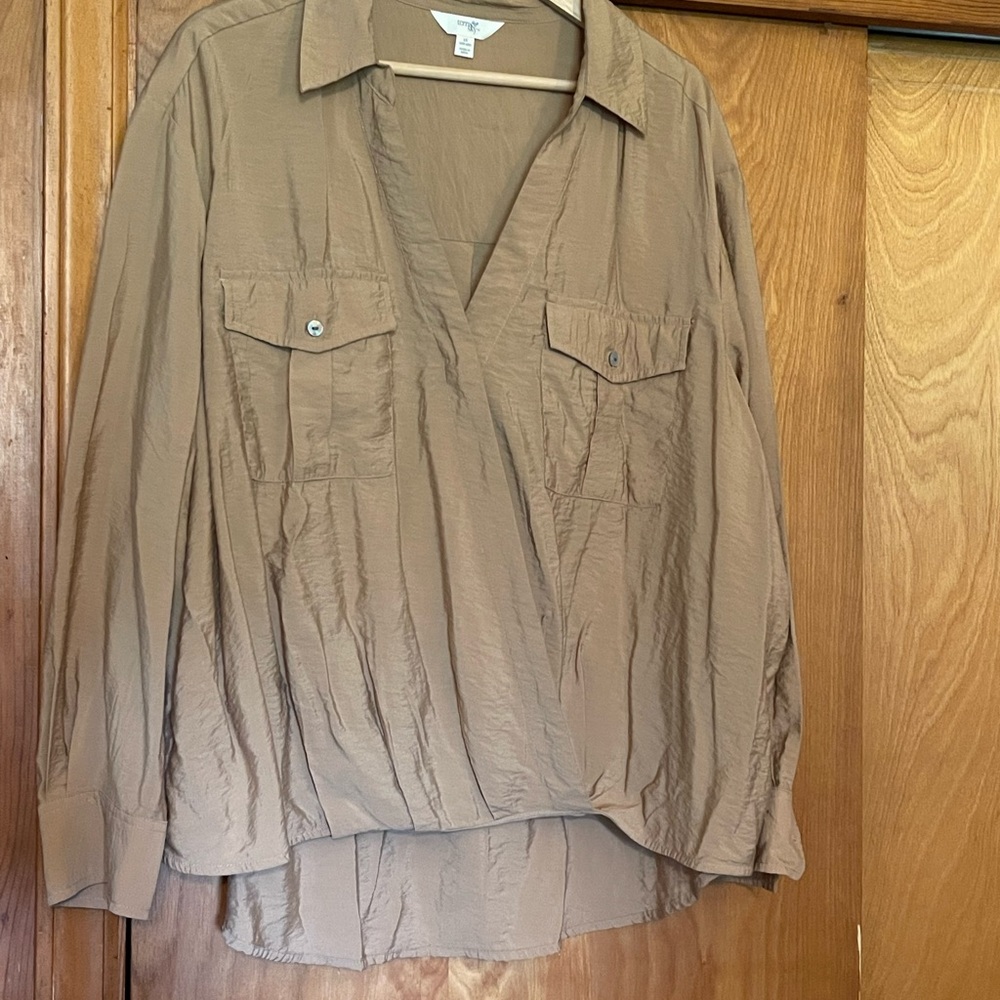 Terra & Sky Light Brown Blouse
